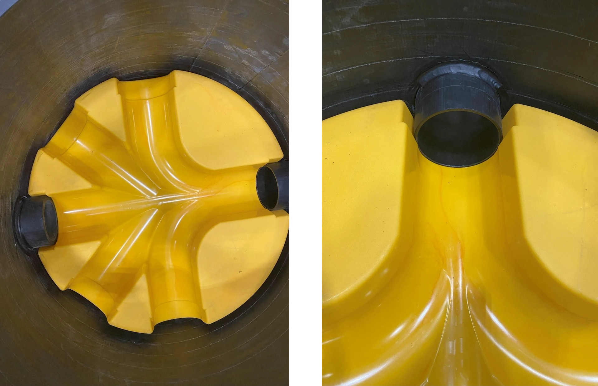 internal manhole routing